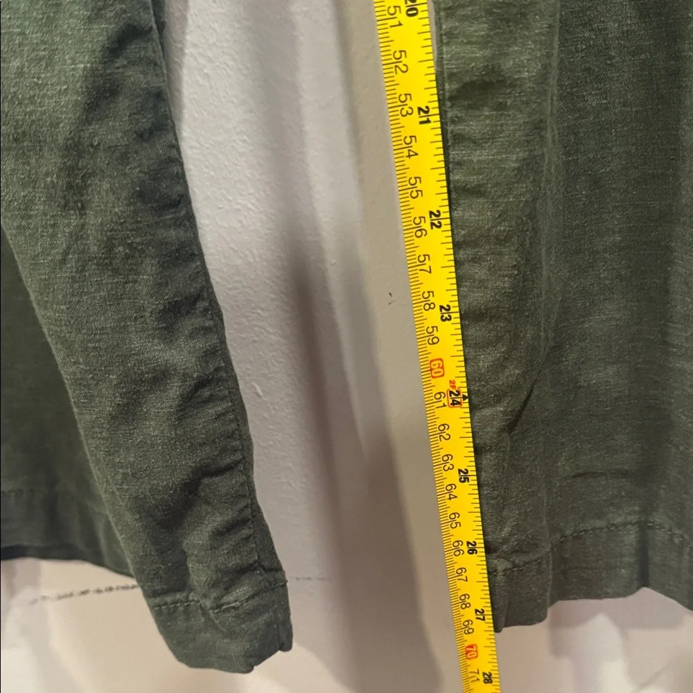 American Eagle Outfitters Olive Green Wide Leg Pant - Picture 9 of 10